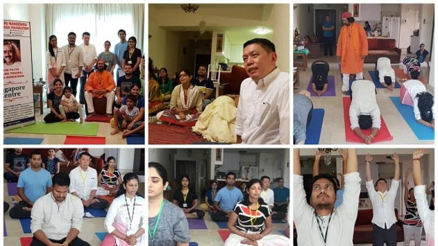 Kriya Yoga initiation - Singapore 2018
